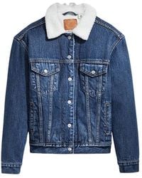 Levi's - Ex-Boyfriend Trucker Sherpa Jacket - Lyst