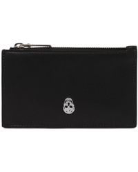 McQueen - Leren Portemonnee Met Rits - Lyst