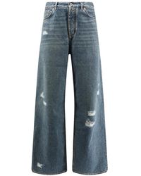 Dior - Jeans Met Destroyed-Effect - Lyst