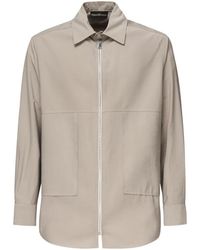 Giuliano Galiano - Overhemden Shirt Met Ritssluiting - Lyst