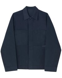 Marsèll - Jassen ,Blauw ,Katoen Donkerblauwe Werkjas - Lyst