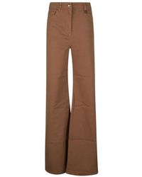 Elisabetta Franchi - Wide Jeans - Lyst