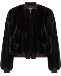 MM6 by Maison Margiela - Faux Fur & Shearling Jackets - Lyst