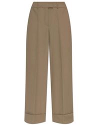 Officine Generale - Wide Trousers - Lyst