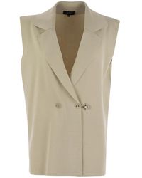 Fay - Jassen ,Technische Viscose Gebreide Vest - Lyst