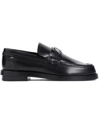 McQueen - Seal-plaque Loafers - Lyst