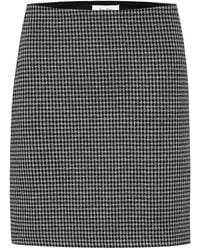 Part Two - Grijze Geruite Rok Klassieke Stijl - Lyst