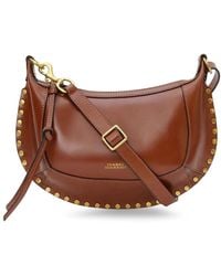 Isabel Marant - Tassen ,Bruin ,Leer Oskan Moon Bag - Lyst