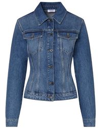 Liu Jo - Jassen ,Blauw ,Denim Denim Jack Met Touwtjes - Lyst