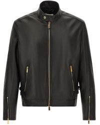 Versace - Biker Jacket - Lyst