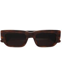 Retrosuperfuture - Accessoires ,Bruin ,Havana Striata Zonnebril - Lyst