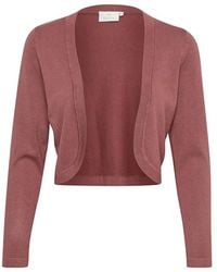 Kaffe - Truien & Vesten ,Rood ,Elegante Astrid Bolero - Lyst