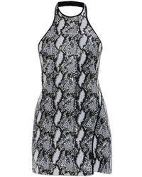 IRO - Kleedjes ,Zwart ,Nylon Allany Jurk - Lyst