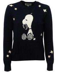 MC2 Saint Barth - Truien & Vesten ,Blauw ,Kasjmier New Queen Sweater - Lyst