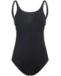 Courreges - Badmode ,Zwart ,Cut-Out One-Piece - Lyst