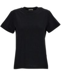 Moncler - T-Shirt Met Ronde Hals Van Katoen - Lyst