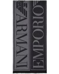 Emporio Armani - Winter Scarves - Lyst