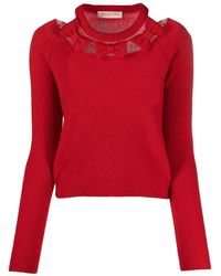 Valentino Garavani - Round-Neck Knitwear - Lyst