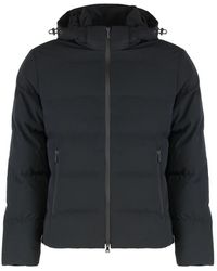 Paul & Shark - Korte Donsjas Met Capuchon - Lyst