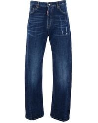 DSquared² - Five-Pocket Jeans Met Faded Effect - Lyst