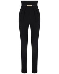 Elisabetta Franchi - Slim-Fit Trousers - Lyst