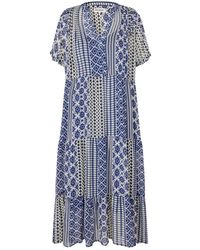Lolly's Laundry - Blauwe Midi Jurk Ss 20 - Lyst