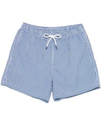 Fedeli - Badmode ,Blauw ,Polyester Polyester Zwemshorts - Lyst