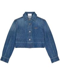 Givenchy - Raw Edge Denim Shirt - Lyst