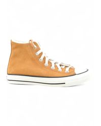 Converse - Schoenen ,Bruin ,Leer Chuck Taylor All Star Cozy Suede - Lyst