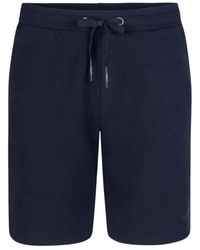 Cavallaro Napoli - Blaue shorts beciano stil,ecru shorts für männer - Lyst