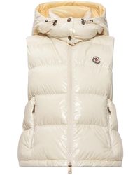 Moncler - Jassen ,Geel ,Nylon Niverolle Down Gilet - Lyst