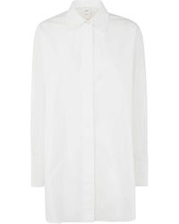 Patou - Weiße ikonische mini-hemd-kleid - Lyst