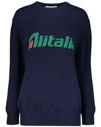 Alberta Ferretti - Round-Neck Knitwear - Lyst