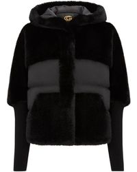 CESARE GASPARI - Oversized faux fur jacket - Lyst
