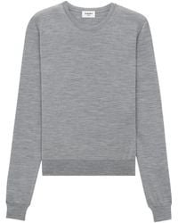 Saint Laurent - Round-Neck Knitwear - Lyst