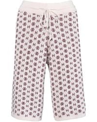 Hèst - Rose Smoke Logo Shorts Heavy Strickware - Lyst