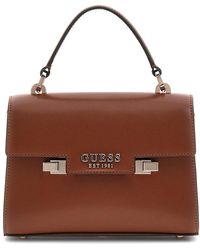 Guess - Eco mietta umhängetasche cognac - Lyst