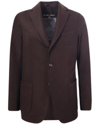 Circolo 1901 - Jassen ,Bruin ,Wol Blazer - Lyst