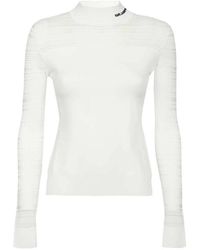 Karl Lagerfeld - Rollkragenpullover mit kontrastkanten - Lyst
