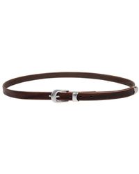 Our Legacy - Bruine Leren Riem - Lyst