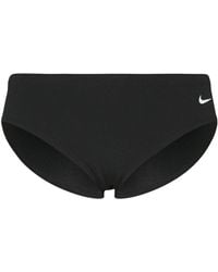 Nike - Abbigliamento mare nero ricamato swoosh - Lyst