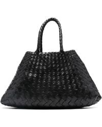 Dragon Diffusion - Tassen ,Zwart ,Leer Santa Croce Tote Bag - Lyst