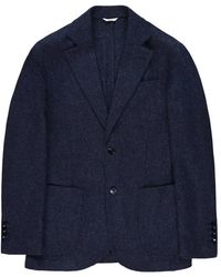 Cruna - Jassen ,Blauw ,Wol Tribeca Blu - Lyst