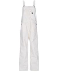 Carhartt - Mono Con Peto W Para Mujer, Peto Con Peto Con Lavado A La Piedra Pesado Y Cera Recta - Lyst