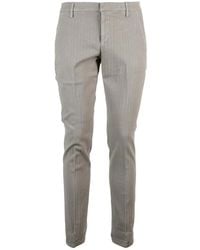 Dondup - Broeken ,Grijs ,Katoen Gaubert Chinos - Lyst