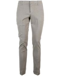 Dondup - Broeken ,Grijs ,Katoen Gaubert Chinos - Lyst
