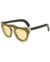 Marni - Grün/braune sonnenbrille, me612s - Lyst
