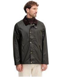 Barbour - Tracker Waxed Jacket - Lyst