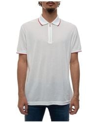 Kiton - Kurzärmeliges polo mit kontrastdetails - Lyst
