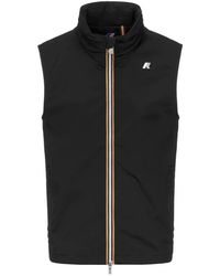 K-Way - Valen Stretch Dot Vest - Lyst